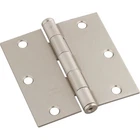 National Hardware N830-250 Door Hinge, Steel, Satin Nickel, Non-rising, Removabl New. Price: $11.46.