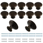 Cionyce 12 Pcs Antique Red Bronze Cabinet Knobs Metal Pack, New. Price: $16.51.