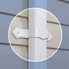 Amerimax 27229 White Aluminum Downspout Strap 13.5 LX0.25 HX2 In. (50-PACK) New. Price: $47.21.