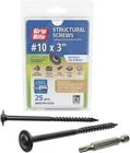 Grip Rite #10 X 3" Prime Guard Structural Screws 20 Count Lifetime Coating New. Price: $14.99.