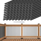 100 Pack Of 32" Black Aluminum Deck Balusters For Stylish Railings & Stairs New. Price: $281.99.