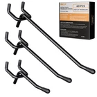 Incly 60 Pack 2/4/6 Inch Black Hooks, 1/4" Heavy Duty Shelvin New. Price: $40.61.