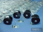 60 Shepherd 150LB Rated 3-1/4" Lockable Swivel & Fixed Twin Wheel Casters Q90278 New. Price: $71.24.