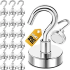 Diymag 20-PACK Magnetic Hooks 30LBS Heavy Duty Silver Fridge Kitchen Classroom New. Price: $14.95.