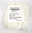 Banner Rope BP5-001 White 6.35MM X 15M 131493 Single Roll Cord Cable Unit New. Price: $12.10.