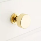 Signature Hardware 1-1/4" Colmar Cabinet Knob-polished Brass(set OF2). Price: $20.00.