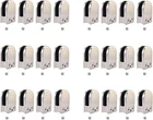 Myoyay 24PCS Stainless Steel Glass Clamps 6-8MM Adjustable Brackets Rounde New. Price: $60.69.