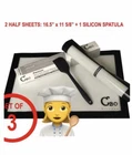 10 Pack Premium Non-stick Silicone Baking Mat Half Sheet 11-5/8"X16-1/2 New. Price: $29.50.