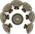 Vintage Antique Brass Drawer Knobs 1.3" Diameter, 0.8" Height, Set Of. Price: $21.98.