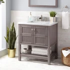 Signature Hardware SH881318002CAR 31" X 22" 3CM Marble Vanity Top For Open. Price: $446.00.
