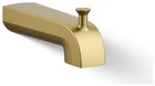 Brushed Brass Pitch Wall-mount Diverter Bath Spout For Kohler K-97089-2MB Open. Price: $42.39.