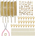 14K Gold For Jewelry MAKING,16.4 Ft 5 Rolls Chains Bulk Diy New. Price: $31.47.