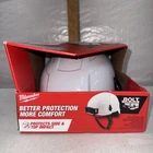 Milwaukee 48-73-1301 White Hard Hat Helmet With Bolt Class New. Price: $60.99.