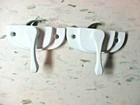 Truth Sliding Window White Zinc Sash Cam Locks 2-1/16" Centers 7/16" Setback Open. Price: $11.90.