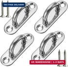 Hulless Pcs 3.1 Inch 304 Stainless Steel Ceiling Hooks Pad Eyes Plate Marine New. Price: $27.60.