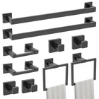 Turs 10-PIECE Bathroom Hardware Accessories Set Matte Black Towel Bar Holder New. Price: $128.54.