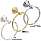Dxv Randall American Standard 6" In. Solid Metal Towel Ring Brass/nickel/chrome New. Price: $44.99.