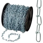 Everbilt #1 X 100 Ft. Zinc Plated Steel Double Loop Chain Spool 64360 New. Price: $72.00.