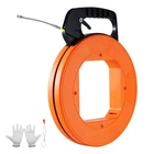 Vevor Fish Tape Wire Cable Line Puller 100FT 1/6IN Fiberglass High Plastic Case New. Price: $25.90.