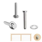 50 Pack Fayevorite Stainless Steel Hand-crimp Stemball Swages For 1/8" Cable ... New. Price: $44.63.