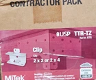 Mitek Ttr-tz U-clip, Steel, Zinc 2 4, Box Of 40 New. Price: $39.99.