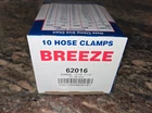Breeze Stainless Steel Band Hose Clamps Worm-drive Sae Size 16 10 Per Box New. Price: $14.85.