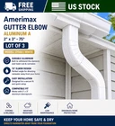 Lot Of Amerimax 27064 Aluminum Gutter Elbow White 2"X 3" 75 Degree New. Price: $17.37.