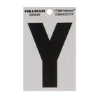Hillman 840846 3-INCH Letter Reflective Square-cut Mylar, Black On Silver New. Price: $5.25.