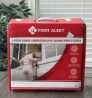 First Alert 1047153 Two Story 14 Ft Emergency Escape Ladder, Holds Up-to 375 Lbs Open. Price: $45.72.