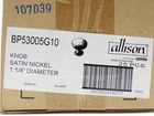 25-PACK Amerock Allison Edona Satin Nickel 1-1/4 In. Cabinet Knob Pull BP53005G1 New. Price: $39.75.