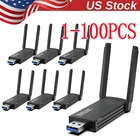 Usb 3.0 Wireless Wifi Adapter 1300MBPS Long Range Dongle Dual Band Network Lot New. Price: $568.99.