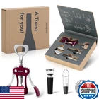 Beneno Multifunctional Wine Bottle Opener Gift Set - Wing Corkscrew, Foil Cutter New. Price: $53.66.