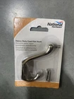 National Hardware N331-009 Satin Nickel 75 Lbs. Load Heavy Duty Coat/hat Hooks. Price: $9.89.