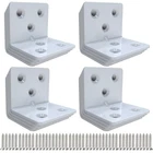 White Stainless Steel Corner Bracket,joint Right Angle 1.5X1.2X1.2INCH 16 New. Price: $20.23.