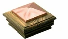 Deckorators 4-IN X Newport Copper Pyramid Post Cap. Price: $7.95.