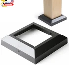 3 Pcs 6"X6" (actually 5.5"X 5.5") Aluminium Post Base Cover For Gazebo Trellise New. Price: $88.93.