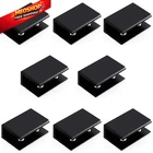 Haowei 8 Pcs Black Square Glass Clip Clamp Suitable For 0.31"-0.39", New. Price: $24.52.