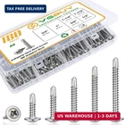 Vgbuy 180PCS #8 Self Tapping Screws Assortment Kit, 410 Stainless Steel Dri New. Price: $19.98.
