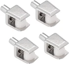 Uxcell Glass Shelf Brackets, 4PCS Zinc Alloy Clamp Pegs Support... New. Price: $9.39.