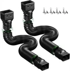 2 Pack Rain Gutter Extensions Flexible,down Extender Black New. Price: $35.37.