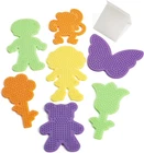 22645 Fuse Bead Pegboards 7-PACK-BOY/GIRL/BEAR/MONKEY/BUTTERFLY/2 Flowers New. Price: $21.53.