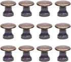 12 Pcs Mini Antique Brass Cabinet Knobs, Round Pull Handle Drawer New. Price: $9.78.