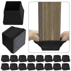16 Pcs Square Chair Leg Protectors For Hardwood Floors, Silicone Felt Furnitu... New. Price: $22.92.