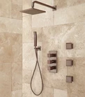 Signature Hardware 421822 Ryle Thermostatic Shower System - Oil Rubbed Bronze New. Price: $800.00.