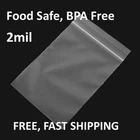 6"X12" Clear 2MIL Seal Top Lock Bags Poly Plastic Reclosable Zipper Baggies New. Price: $233.61.