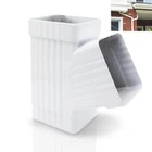Niuohoy Gutter Downspout Connector, 3X4INCH, White New. Price: $26.80.