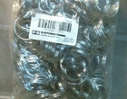 Hy-ko KB107 Pack Of (50) & 1/4" Size Rust Resistant Split Key Rings, Fs New. Price: $12.59.