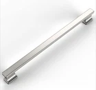 6 Pack Brushed Nickel Solid Cabinet Pulls 11.3 INCH(288MM) Hole Centers Open. Price: $34.99.