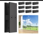 Lukloy Railing Glass To Clamp, Black Stainless Steel 304 Brackets 10 Pk Open. Price: $149.00.