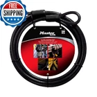 Master Lock 72DPF Steel Cable With Looped Ends 15FT Black Pack New. Price: $45.73.
